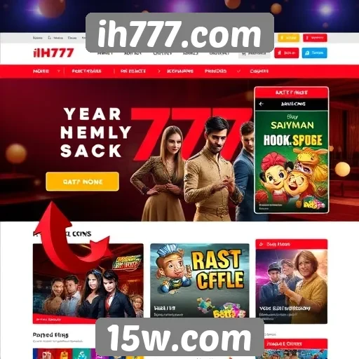 Acessibilidade e design do site ih777.com analisados