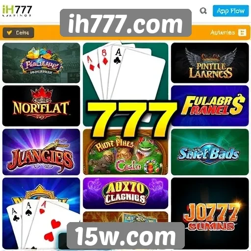 Análise dos jogos disponíveis no site ih777.com